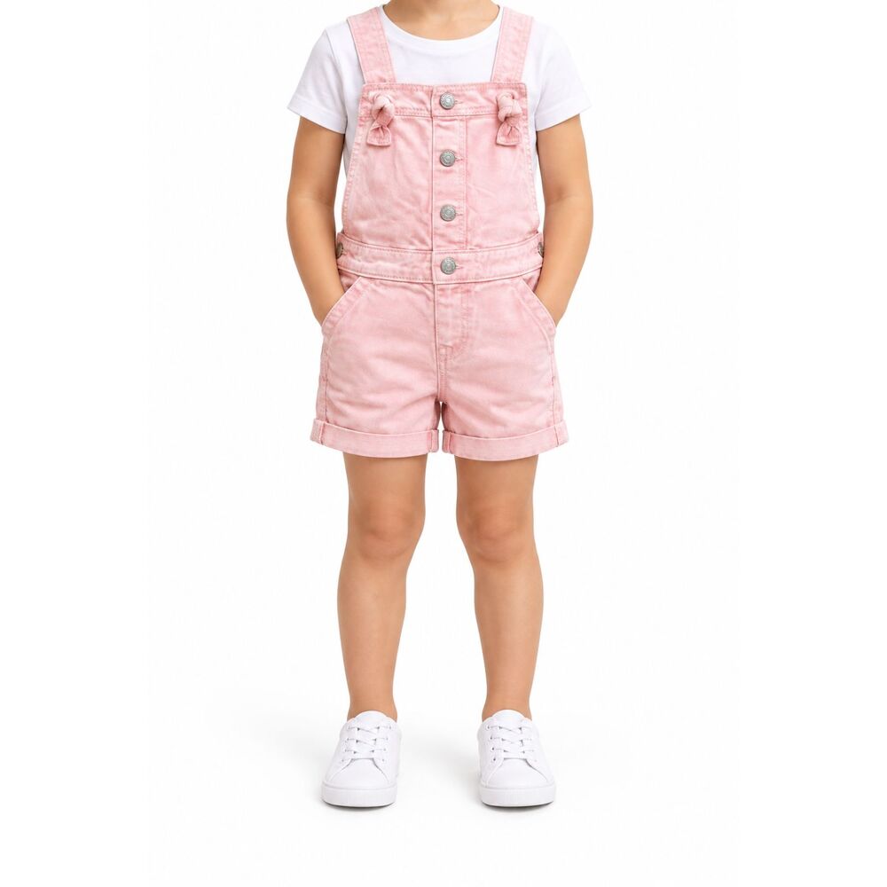 🔥 5 for $30 🔥 Baby Gap 1969 Denim Pink Short Overalls | Size 4 Years